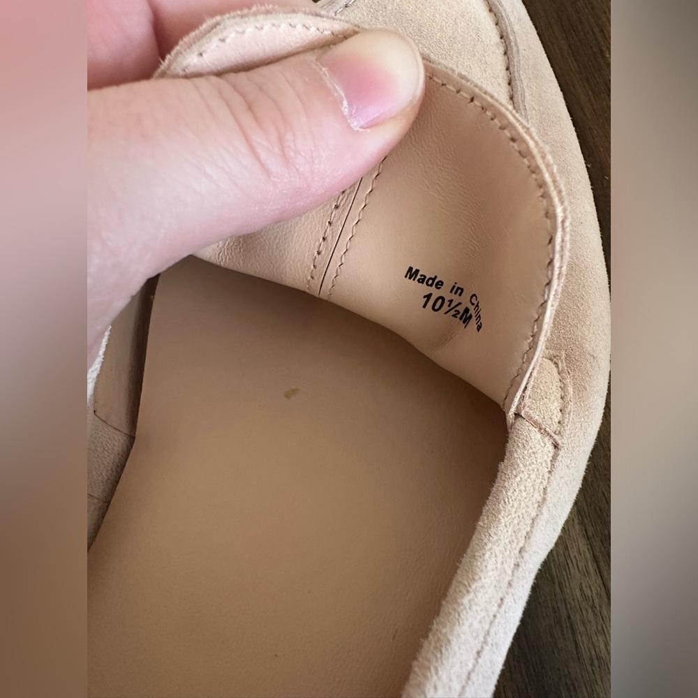 kate spade Blush Pink Suede Loafers - Picture 4 of 10